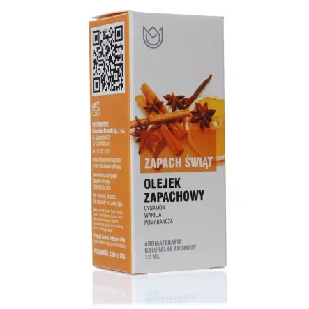 Olejek Zapachowy Zapach Świąt 12 ml Naturalne Aromaty
