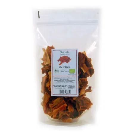 Bio Papaja Suszona 200 G - Natvita