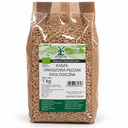 Kasza Orkiszowa Pęczak BIO 1 kg - Młyn Kopytowa