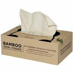 Chusteczki Bambusowe 3-Warstwowe w Kartonie 100 Sztuk - Zuzii