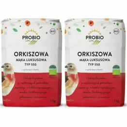 2 x Mąka Orkiszowa Typ 550 Luksusowa Bio 1 kg - Probio