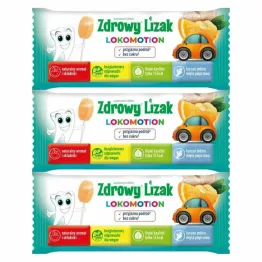 3 x Zdrowy Lizak Mniam - Mniam LOKOMOTION Łezka 6 g - Starpharma