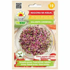 Nasiona na Kiełki Kalarepa Czerwona 10 g - Toraf