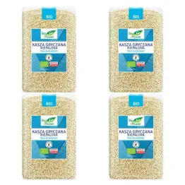 4 x Kasza Gryczana Niepalona Bezglutenowa Bio 2 kg - Bio Planet