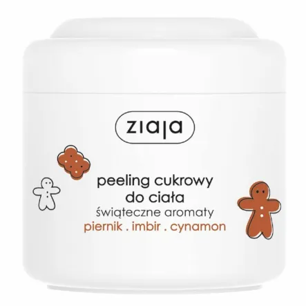 Peeling Cukrowy do Ciała PIERNIK IMBIR CYNAMON 200 ml - Ziaja