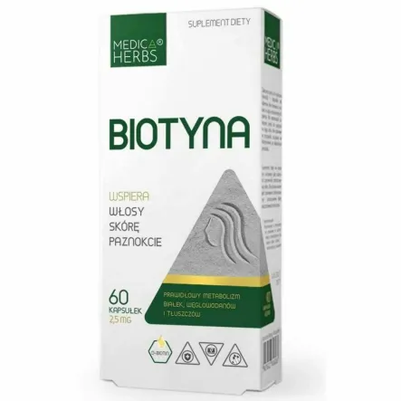 Biotyna 2,5 mg 60 Kapsułek - Medica Herbs