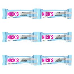 6 x Baton Proteinowy z Kremem Czekoladowym w Mlecznej Czekoladzie 50 g - Nicks