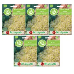 5 x Bio Nasiona Na Kiełki Brokuł 10 g - Legutko