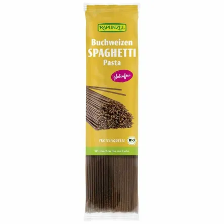 Makaron Gryczany Spaghetti Bezglutenowy Bio 250 g - Rapunzel