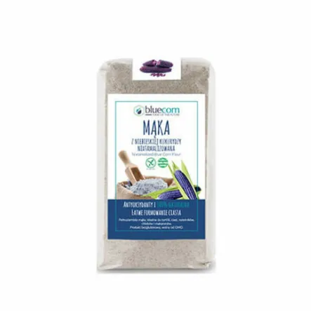 Mąka z Niebieskiej Kukurydzy Bezglutenowa 300 g Bluecorn - Przecena Krótka Data Minimalnej Trwałości