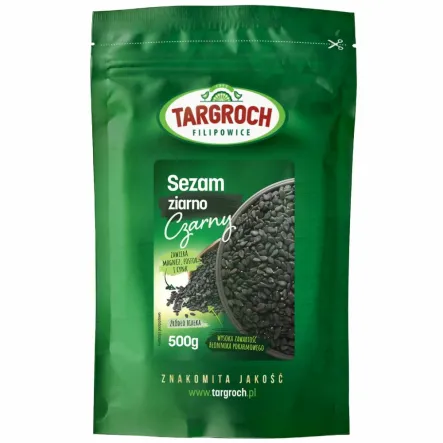 Sezam Ziarno Czarny Łukasny 500 g - Targroch