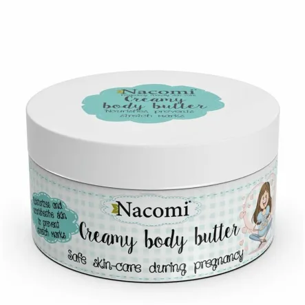 Kremowe Masło do Ciała dla Kobiet w Ciąży 100 g - Nacomi