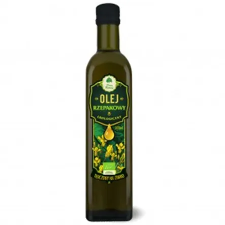 Olej Rzepakowy EKO 0,5 l - Dary Natury - Przecena Krótka Data Minimalnej Trwałości