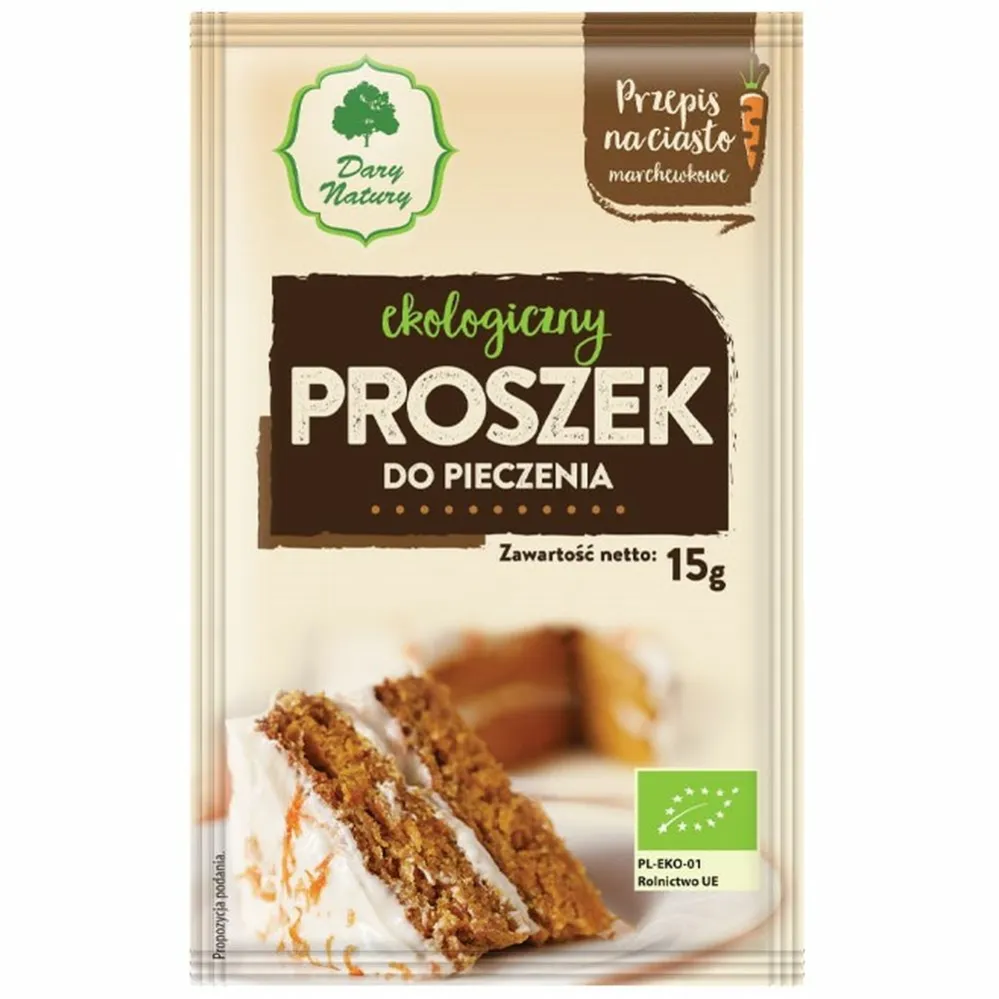 Proszek do Pieczenia Bio 15 g - Dary Natury