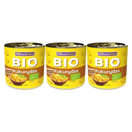 3 x Kukurydza Bio 285 g / 340 g - NaturAvena