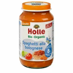 Danie dla Niemowląt Spaghetti Bolognese Bio Demeter 220 g - Holle