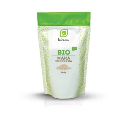 Bio Mąka Kokosowa 500 g Intenson - Wyprzedaż