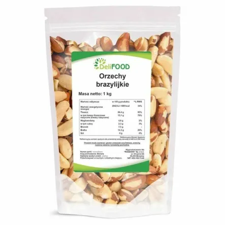 Orzechy Brazylijskie 1 kg - DeliFood