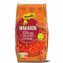 Makaron z Soczewicy Czerwonej Świderki 250 g - Novelle