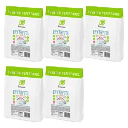 Zestaw 5 x Erytrol 1 kg - Erytrytol- INTENSON