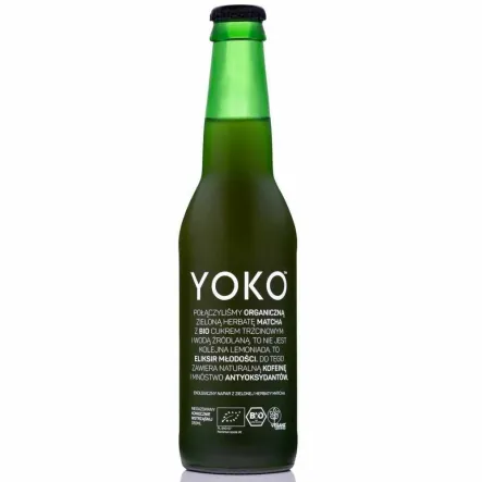 Napój z Zielonej Herbaty Matcha Bezglutenowy Bio 330 ml - Yoko 