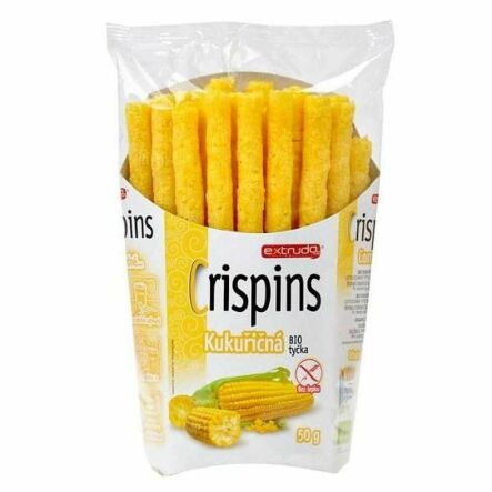Paluszki Kukurydziane Bezglutenowe BIO 50 g - CRISPINS