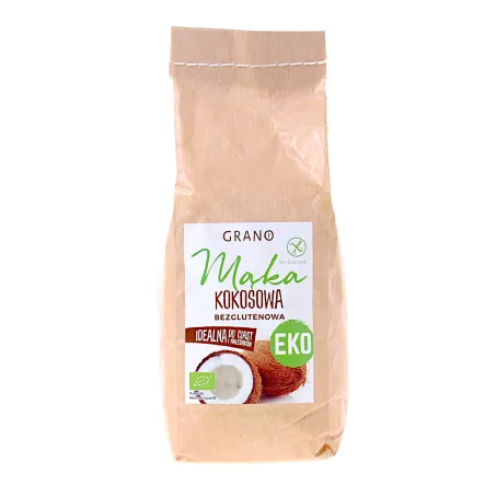 Mąka Kokosowa Bezglutenowa Eko 500 g  Młyn Niedźwiady 