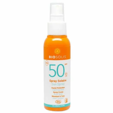 Spray Przeciwsłoneczny Do Ciała SPF 50 Eco 100 ml - Biosolis