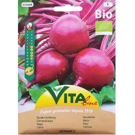 Nasiona Buraka Ćwikłowego (Detroit 2) Bio 8 g - Vita Line - Wyprzedaż