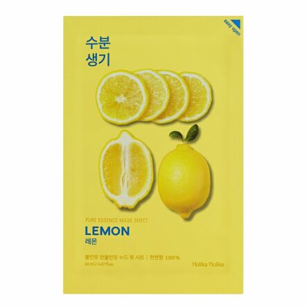 Maseczka na Płachcie - Cytryna (Pure Essence Mask Sheet Lemon) 23 ml - Holika Holika