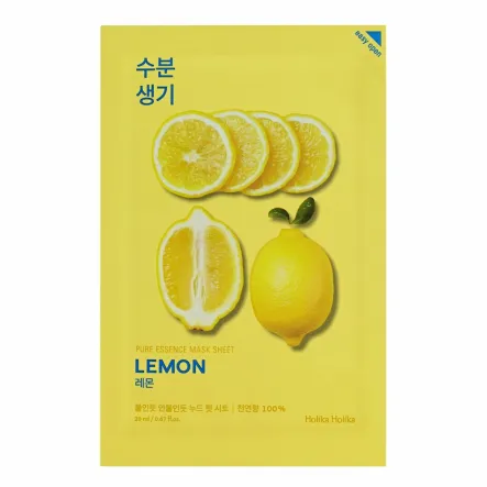 Maseczka na Płachcie - Cytryna (Pure Essence Mask Sheet Lemon) 23 ml - Holika Holika