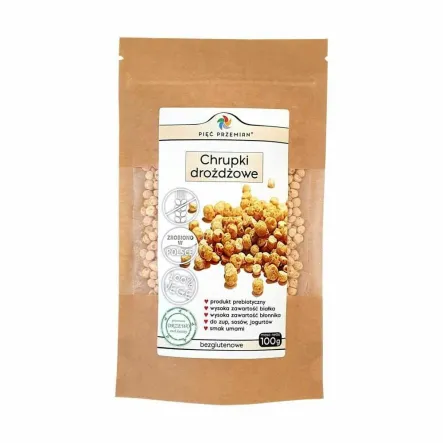Chrupki Drożdżowe Bezglutenowe 100 g - Pięć Przemian