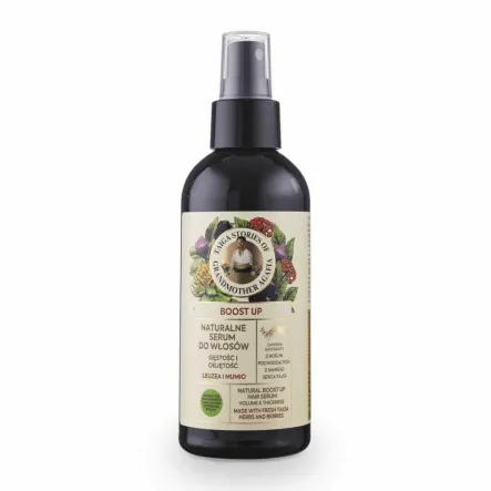Serum do Włosów Gęstość i Objętość (Leuzea i Mumio) 170 ml - Babuszka Agafia