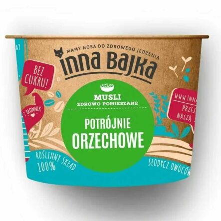 Musli Potrójnie Orzechowe 60 g - Inna Bajka