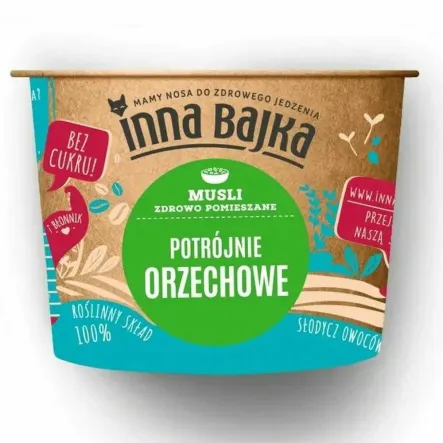 Musli Potrójnie Orzechowe 60 g - Inna Bajka