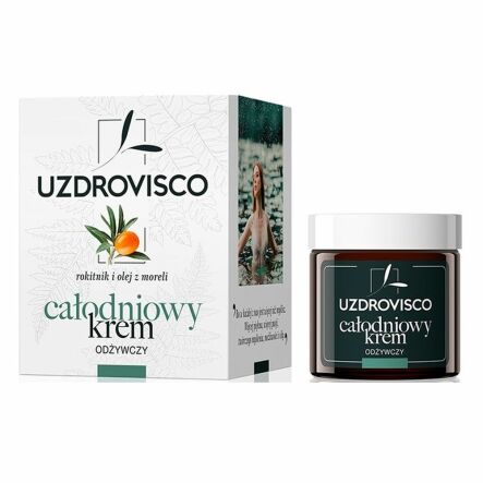 Całodniowy Krem Do Twarzy Odżywczy - Rokitnik i Olej z Moreli 50 ml - Uzdrovisco