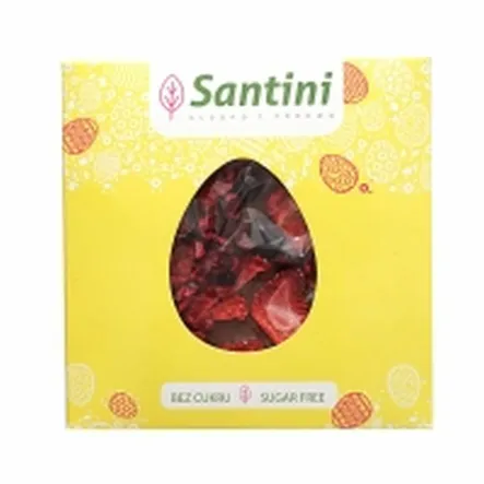Czekolada Mleczna Malina Truskawka Porzeczka WIELKANOC 80 g - Santini (data: 05.01.2026)