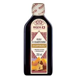 Olej z Czarnuszki Egipskiej Nierafinowany Tłoczony na Zimno 250 ml - Biooil