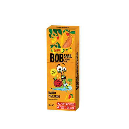 Przekąska Mango Bez Dodatku Cukru 30 g - Bob Snail