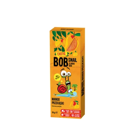 Przekąska Mango Bez Dodatku Cukru 30 g - Bob Snail (data: 19.01.2026)