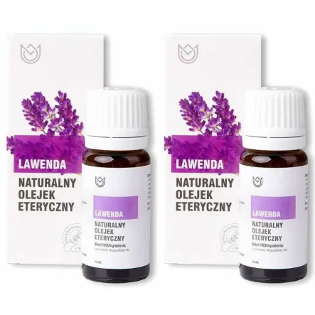 Zestaw 2 x Naturalny Olejek Eteryczny Lawendowy 10 ml - Naturalne Aromaty