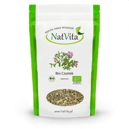 Czystek Turecki Pocięty Bio 500 g - Natvita - Turcja
