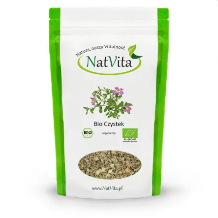 Czystek Turecki Pocięty Bio 500 g - Natvita - Turcja