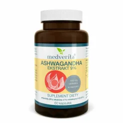 Ashwagandha 9% 60 Kapsułek - Medverita