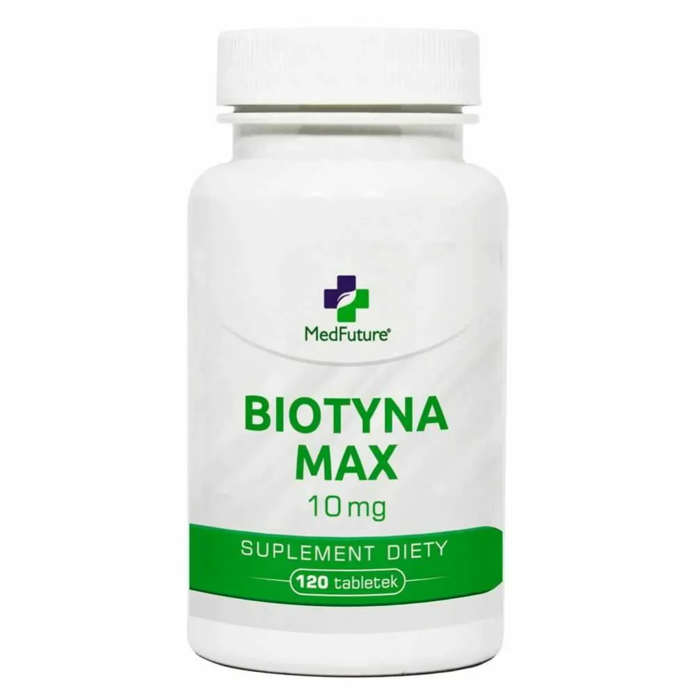 Biotyna Max 10 mg 120 Tabletek - MedFuture