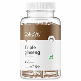 Triple Ginseng VEGE 90 Kapsułek - OstroVit