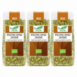 3 x Pestki Dyni Łuskane Jasne Bio 150 g - Bio Planet