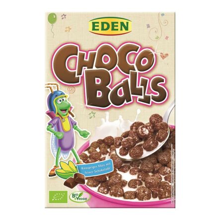 Kulki Kukurydziane Czekoladowe Bio 375 g - Eden