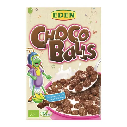 Kulki Kukurydziane Czekoladowe Bio 375 g - Eden