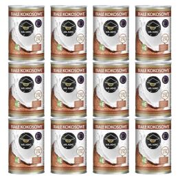 12 x Białe Kokosowe Mleczko 5-7% Tłuszczu 400 ml - Mr. Ming